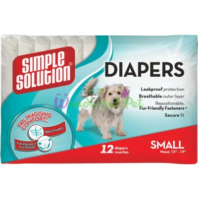 SS Disposable Diapers Small (12 p) Гигиенические подкладки для животных малые по 12 шт