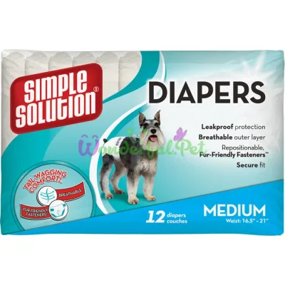 SS Disposable Diapers Medium (12 p) Гигиенические подкладки для животных средние по 12 шт
