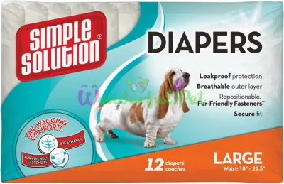 SS Disposable Diapers Large (12 p) Гигиенични пидкладки для тварин велики по 12шт