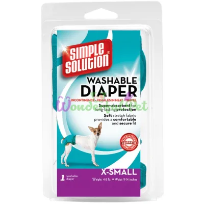SS Washable Diaper X-Small Многоразовая гигиеническая подкладка для животных малая