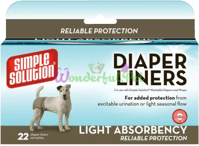 SS Disposable Diaper Liners - Light Flow (22P) Гигиенични пидкладки для тварин по 22шт