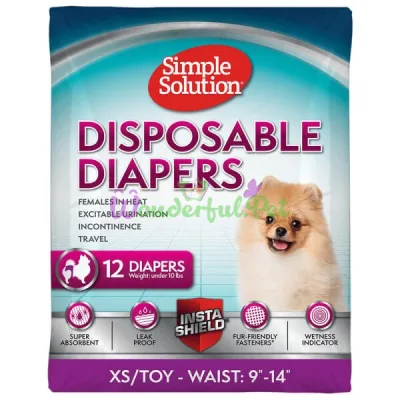 SS Disposable Diapers XS TOY (12 p) Гигиенични пидкладки для тварин мали по 12шт