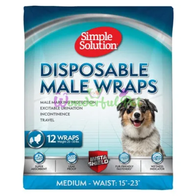 SS Disposable Male Wrap Medium (12 p) Гигиен. пидкладка-протектор для кобелив середня
