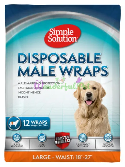 SS Disposable Male Wrap Large (12 p) Гигиен. пидкладка-протектор для кобелив велика