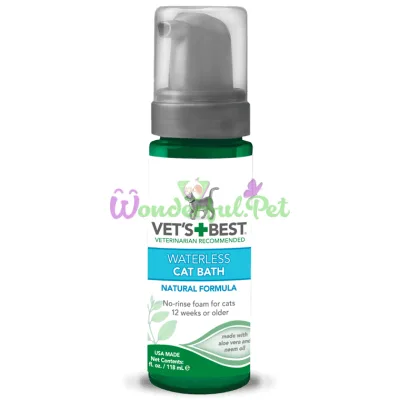 VET`S BEST Waterless Cat Bath 118 мл