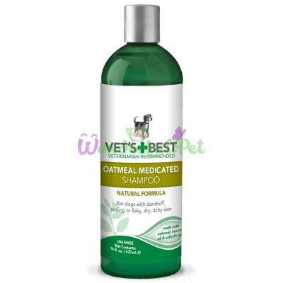 VET`S BEST Oatmeal Med Shampoo 470 мл