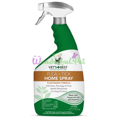 VET`S BEST Natural Flea Tick Home Spray 945 мл