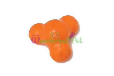 Игрушка для собак Tux Large Tangerine Тукс для лакомств вел. оранжевый 13см