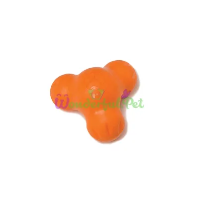 Игрушка для собак Tux Large Tangerine Тукс для лакомств вел. оранжевый 13см