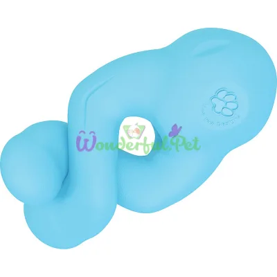 Игрушка для собак Tizzi Large Aqua Тиззи для лакомств большая голубая 18 см