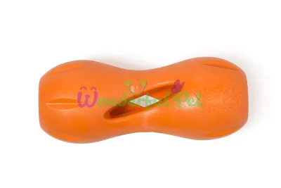 Игрушка для собак Qwizl Large Tangerine Квизл для лакомств великий оранжевый 17см