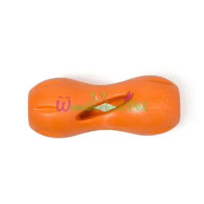 Игрушка для собак Qwizl Large Tangerine Квизл для лакомств великий оранжевый 17см
