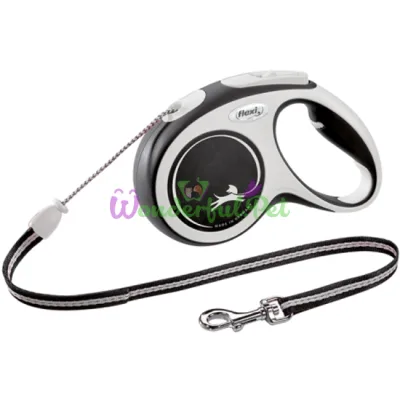 Рулетка FLEXI NEW COMFORT M 5 м до 20 кг трос черный