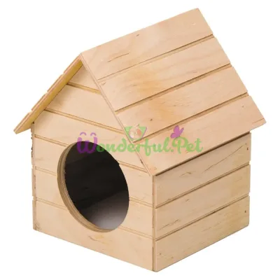 Priroda Mechta Wooden House for Rodents 13.5 x 13 x 15 cm