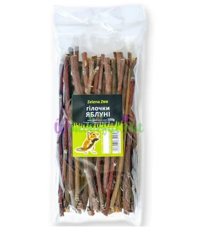 ZelenaZoo Apple Twigs Treat 100 g