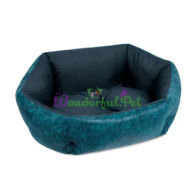 Priroda Kokos Dog Bed 54 x 44 x 20 cm (Dark Turquoise)