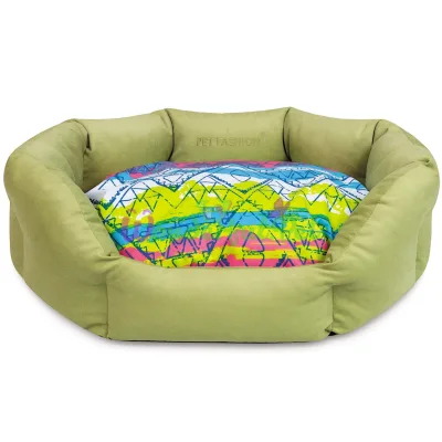 Лежак Pet Fashion THE MOOD green 60x46x22 см
