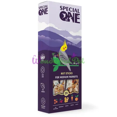 Палочки SPECIAL ONE Ореховые для средних попугаев 90 г