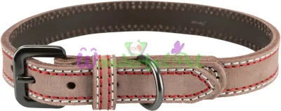 Ошейник Native кожа M: 36–43см/20мм, капучино