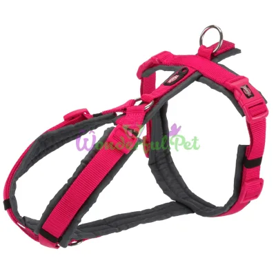 Шлея Premium trekking M: 53–64см/20мм, фуксия/графит