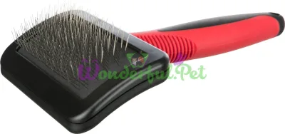 Soft Slicker Brush 12x16 cm with Rubberised Handle