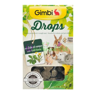 Лакомство GimBi Drops herbs 50 г