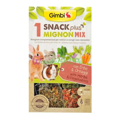 Лакомство GimBi 1 Snack Plus Mignon Mix herbs vegetables 50 г