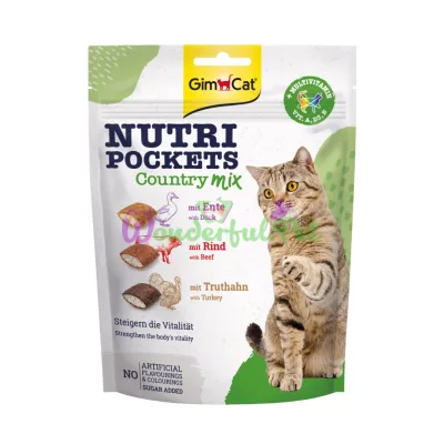 Nutri Pockets д/кошек Кантри микс 150г