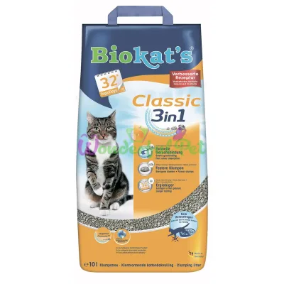 Песок Biokats CLASSIC (3in1) 10 л