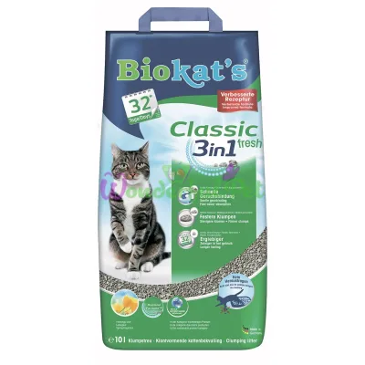 Песок Biokats FRESH (3in1) 10 л