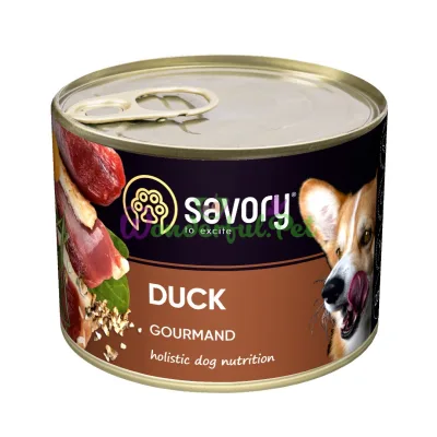 Влажный корм Savory Dog Gourmand утка k 200 г