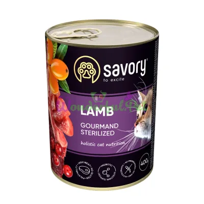 ΠΠ»Π°ΠΆΠ½ΡΠΉ ΠΊΠΎΡΠΌ Savory Cat Can Adult Sterilised ΡΠ³Π½Π΅Π½ΠΎΠΊ k 400 Π³