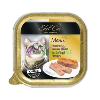 Влажный корм Edel Cat k 100 г паштет птица