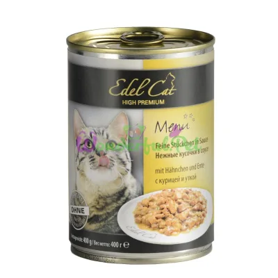 Влажный корм Edel Cat k 400 г курица и утка