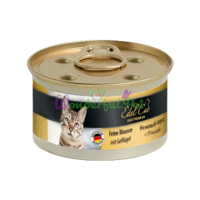 Влажный корм Edel Cat k 85 г нежный мусс птица