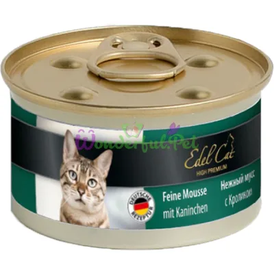 Влажный корм Edel Cat k 85 г нежный мусс кролик