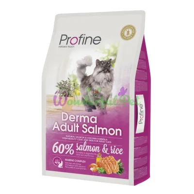 Сухой корм Profine Cat Derma Long Hair Salmon 10 кг