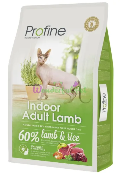 Сухой корм Profine Cat Adult Indoor Lamb Rice 10 кг