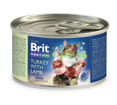 Влажный корм Brit Premium by Nature Cat k Chicken rice 200 г