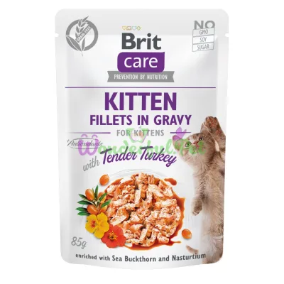 Влажный корм Brit Care Cat Turkey pouch 85 г