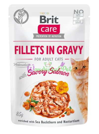 Влажный корм Brit Care Cat Salmon pouch 85 г