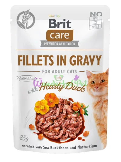 Вологий корм Brit Care Cat Duck pouch 85 г