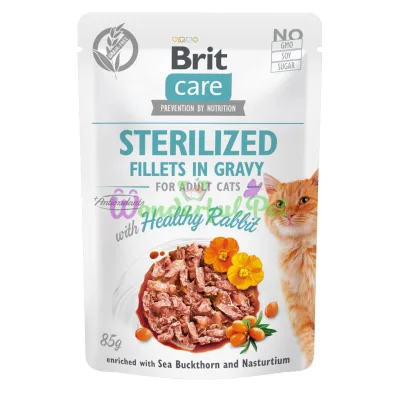 Влажный корм Brit Care Cat Rabbit pouch 85 г