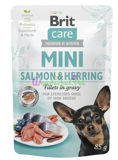 Brit Care Dog Mini Salmon Pouch 85 g