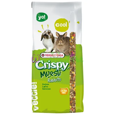 Корм для карликовых кроликов Versele-Laga Crispy Muesli Rabbits Cuni ВЕРСЕЛЕ-ЛАГА КРИСПИ МЮСЛИ КРОЛИК 20 кг