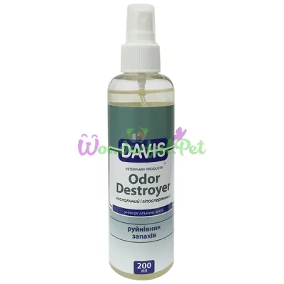 Спрей для удаления запаха Davis Odor Destroyer ДЭВИС ОДОР ДИСТРОЕР 200 мл