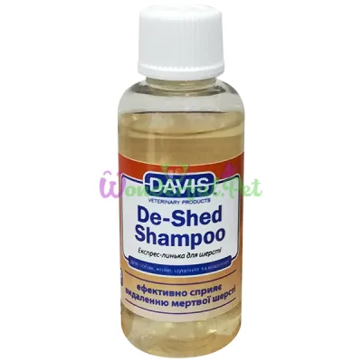 Шампунь для собак и кошек Davis De-Shed Shampoo ДЭВИС ОБЛЕГЧЕНИЕ ЛИНЬКИ концентрат 50 мл