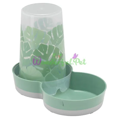 Автокормушка автопоилка для кошек и собак Moderna Tasty Large Eden МОДЕРНА ЭДЕМ зелёный 27.8х15.9х21.3 см 1.5 л