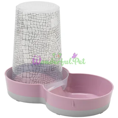 Автокормушка автопоилка для собак Moderna Tasty Jumbo WildLife МОДЕРНА ДИКИЙ МИР розовый 3.75 л 37.4х20.7х28.7 см