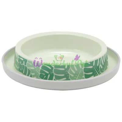 Миска для кошек Moderna Trendy Dinner Eden МОДЕРНА ЭДЕМ светло-зелёный 15.7x15.7x3.4 см 210 мл